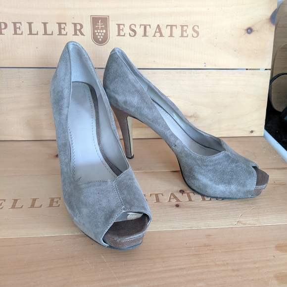 SOLD ⚫Nine West Hizzia Peep toe pump sz 7.5 - Picture 3 of 10